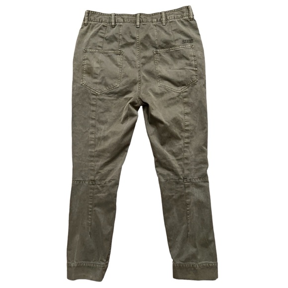Allsaints Pants Mens Size 30 Idaho Chino Spital Fields Military Army Green - Picture 2 of 7